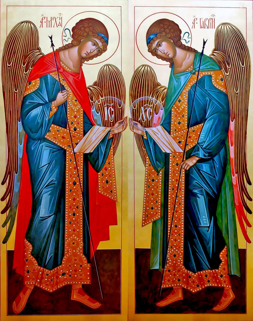 Иконы архангелов Михаила и Гавриила
